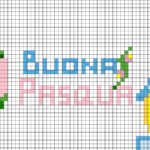 Pixel art per Pasqua – schemi e codici a colori gratuiti - Paidea