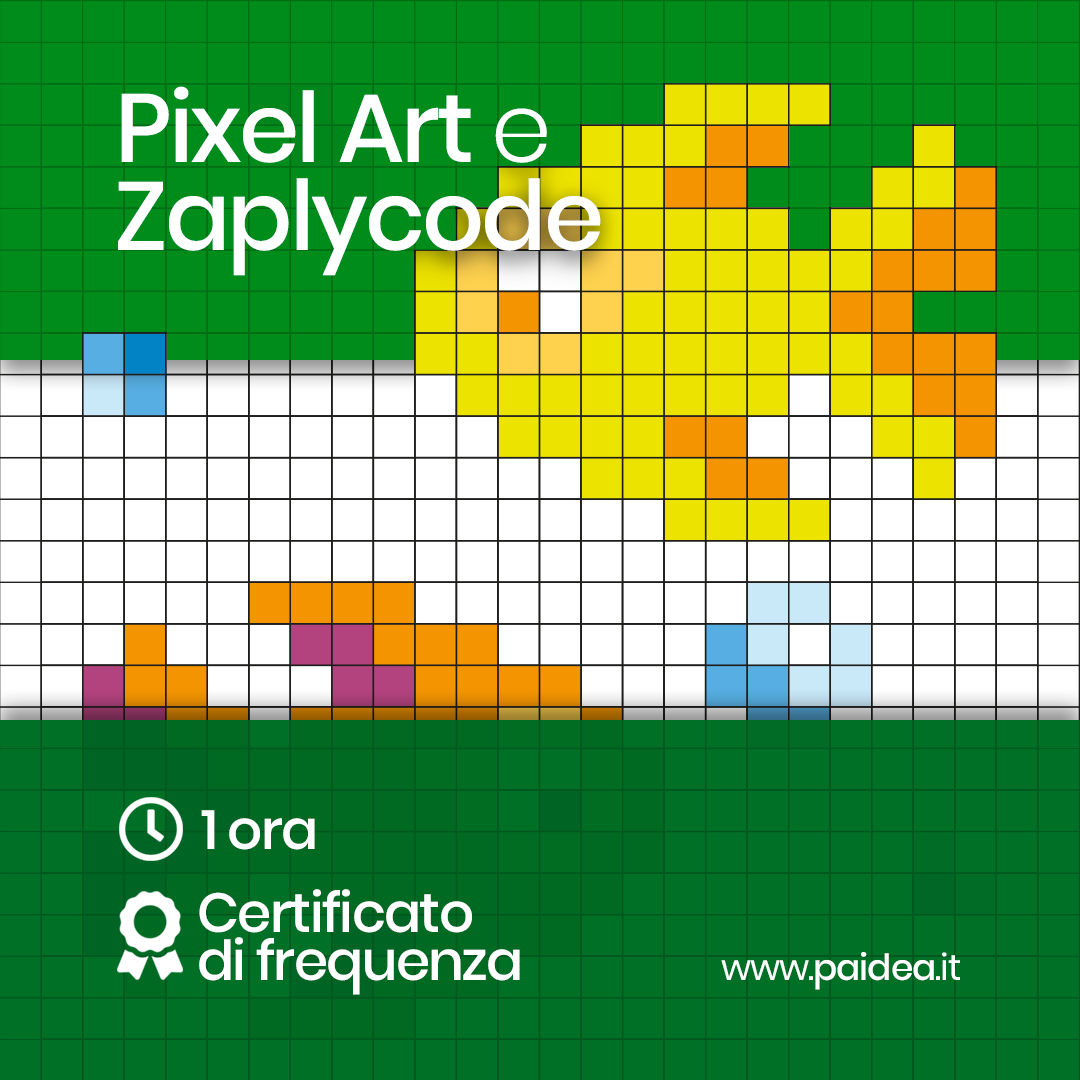 Pixel Art e ZaplyCode - Paidea