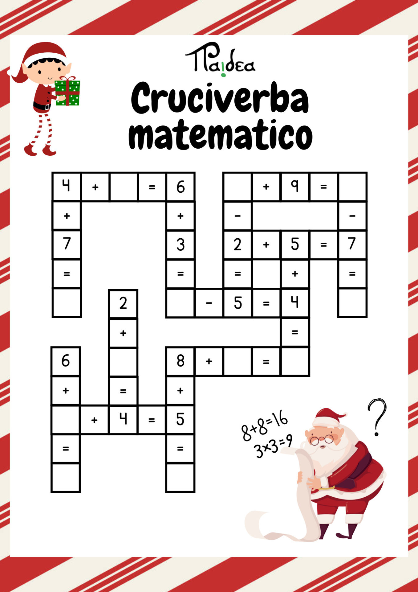 lo sono le cifre del matematico cruciverba